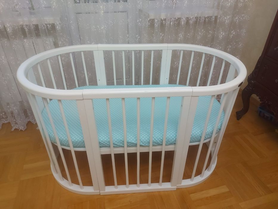 Ліжечко дитяче  OVALBED з матрацами.