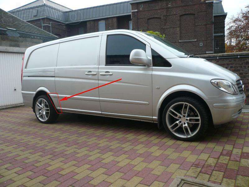 Арка (Рем. к-т крила заднего) MB Vito639(Мерседес Вито) с 2003 года