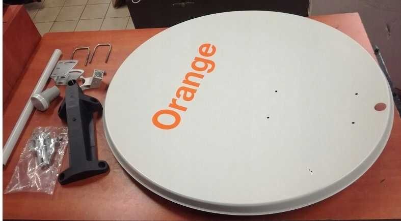 Antena czasza satelitarna Corab 0,8 m, polska Orange z konwerterem