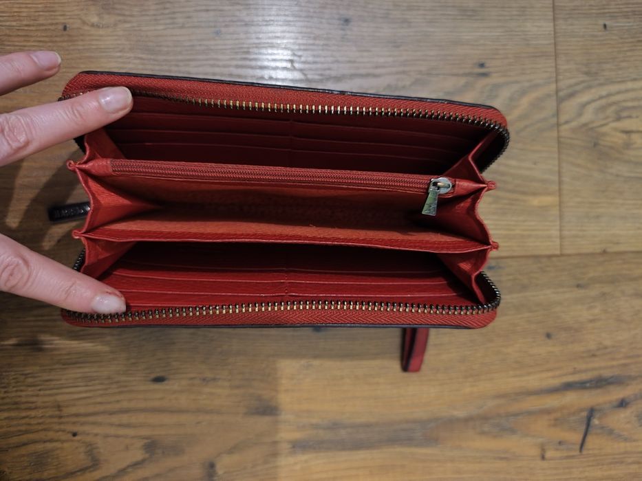 Portfel damski koperta skóra