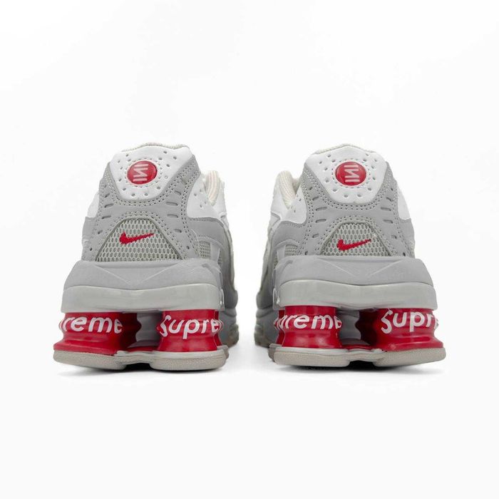 ‼️СТИЛЬНІ Кросівки Nike Shox Ride 2SP White x Supreme | Розміри 36-45