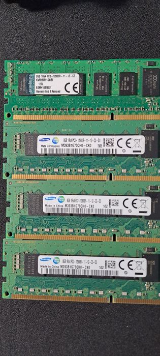 Оперативна пам'ять сервер DDR3 RDIMM ECC 8 GB M393B1G70QH0 KVR16R11S48