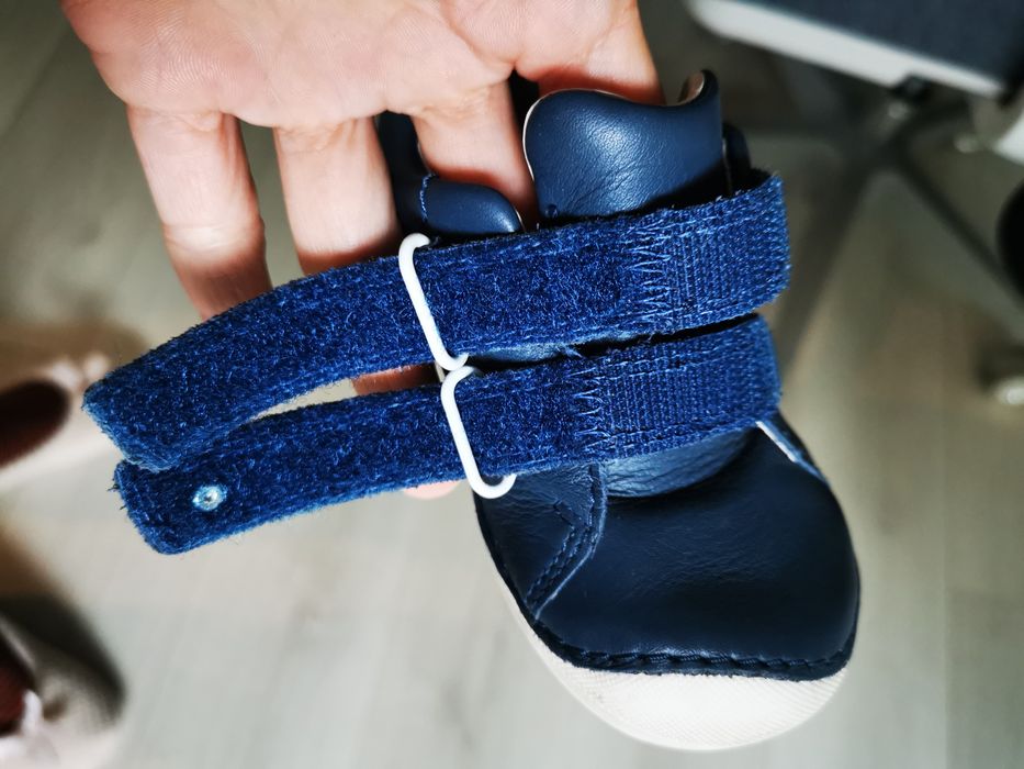 Buty trzewiki jak nowe skóra rzep elefanten r. 21/22