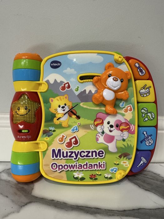 VTech interaktywna książeczka Muzyczne Opowiadanki edukacyjna zabawka