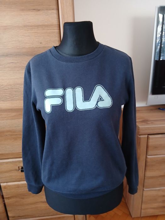 Granatowa bluza Fila rozmiar S bawelniana