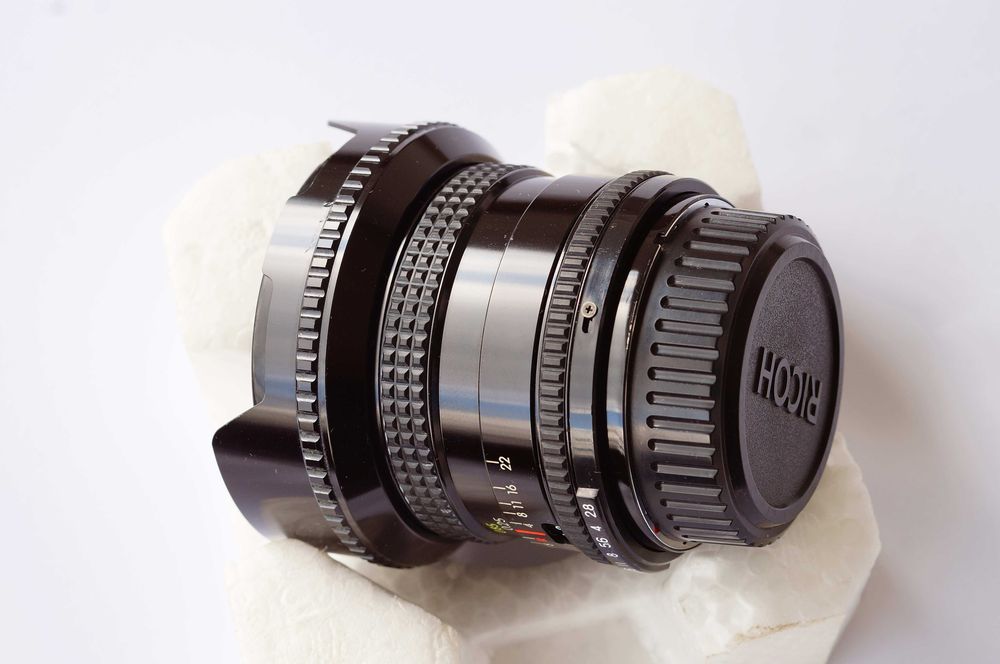 Ricoh XR Rikenon 18 /2.8 bagnet PK piękny do NEX FX MFT