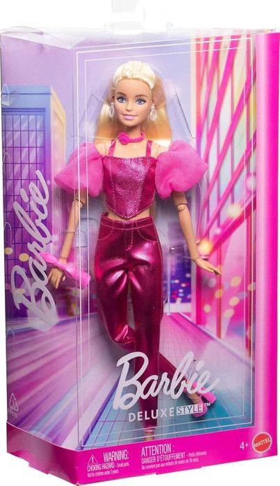 Лялька Барбі Делюкс 5 Barbie Deluxe Style Рожева фуксія кукла