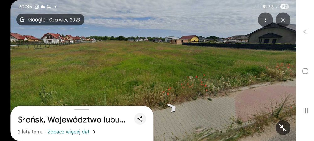 Działki około 1100m2, pełna własność /KW-Bezterminowe Warunki Zabudowy