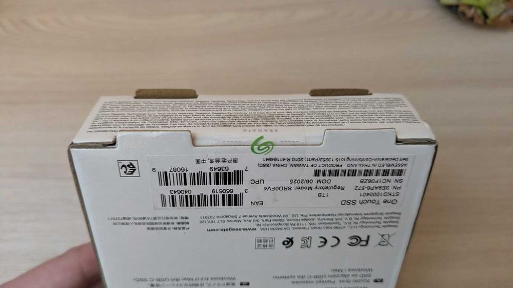 Зовнішній накопичувач Seagate One Touch SSD 1TB Silver