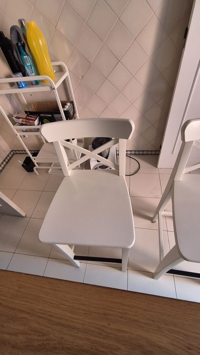 Ilha Cozinha Ikea Tornviken + cadeiras