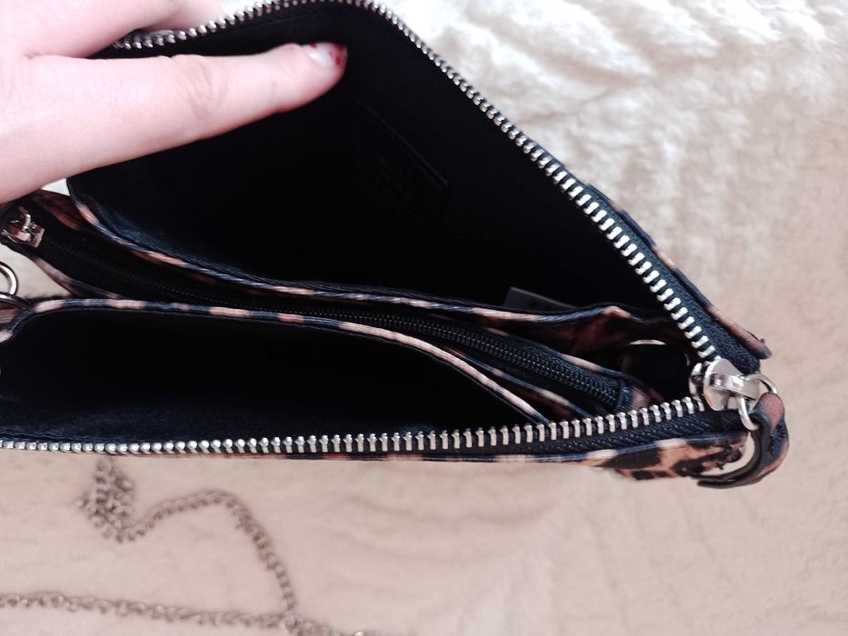 ZARA/Panterkowa torebka listonoszka z Madrytu, NOWA