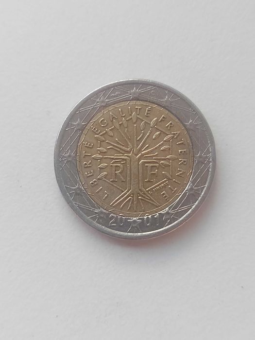 Moeda 2 euros com erro