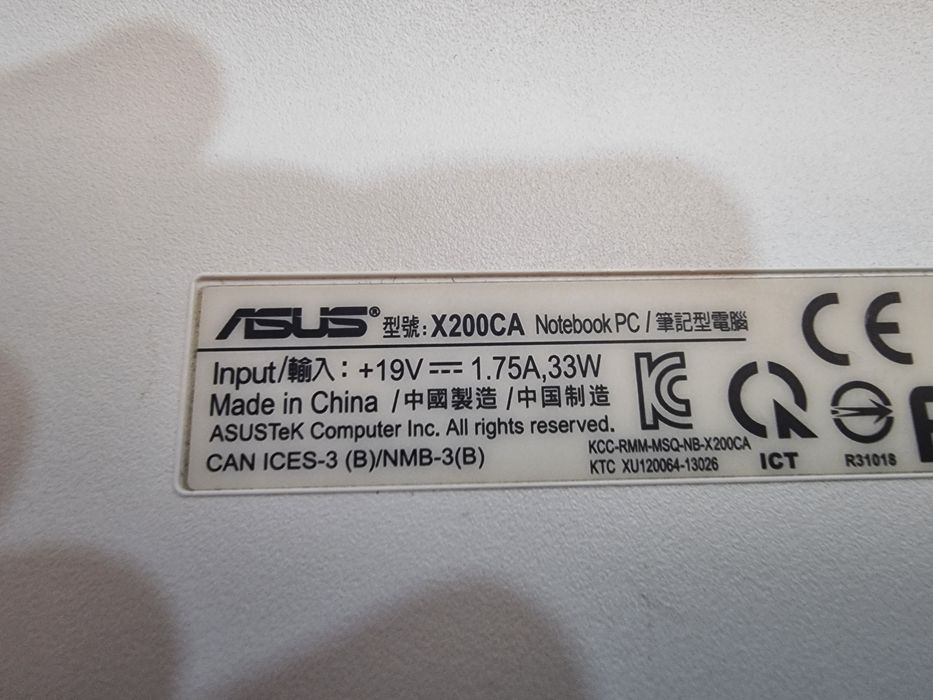 Asus X200CA  11,6 дюйма. Бу/робочий