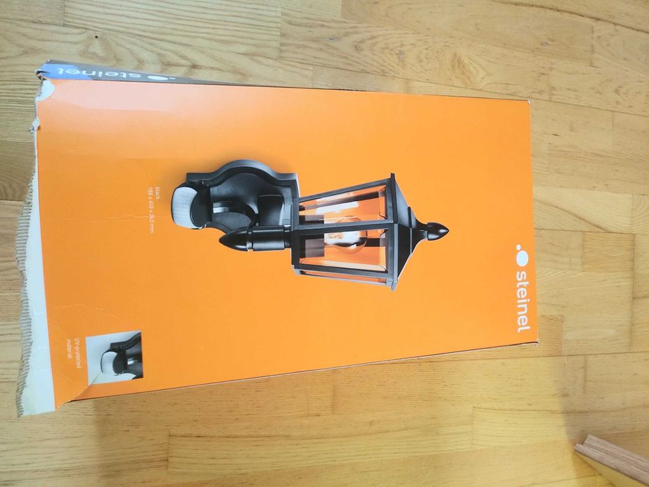 monia lampa zewnętrzna metalowa klosz szklany