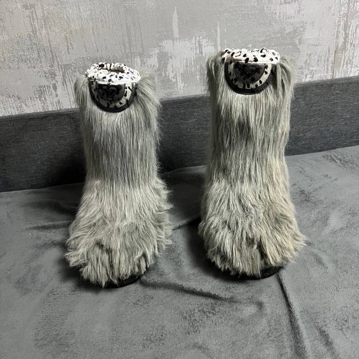 Унты женские сапоги зимние меховые серые 40™