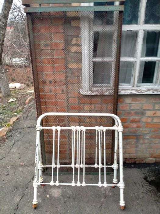 Кровать панцирная на панцерной сетке панцерне ліжко полуторное