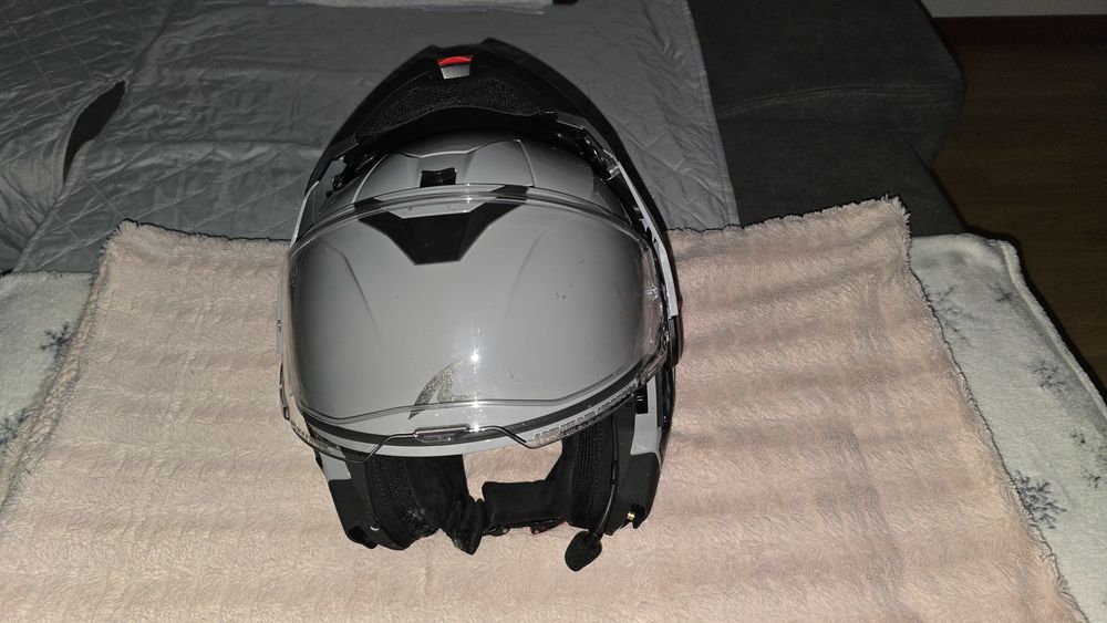 Capacete Shark Oxo Dark Shadow Gun Silver Novo