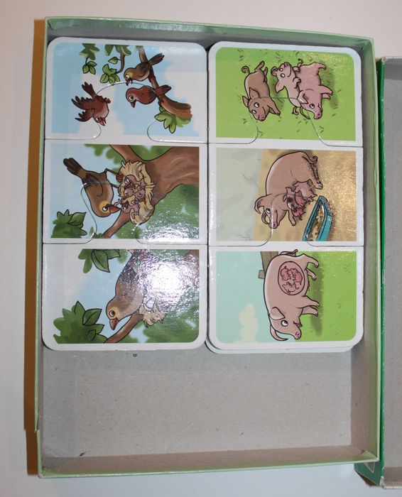 Puzzle animais - A lição do Sabichão