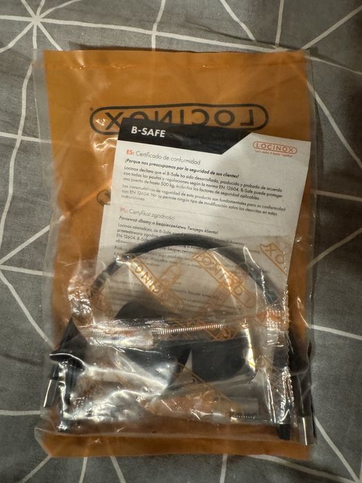 Linka bezpieczeństwa LOCINOX ze stali nierdzewnej do skrzydeł bram