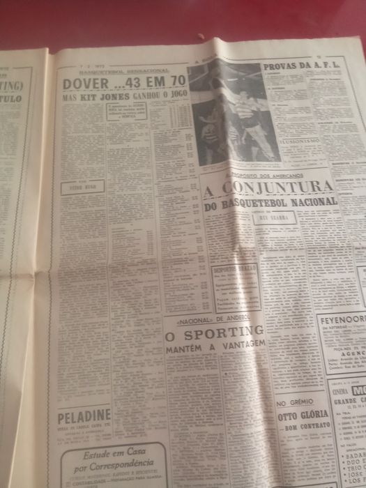 A Bola fevereiro 1972. Benfica V , Setúbal..