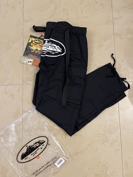 Карго штаны Corteiz Guerillaz Cargos Classic Black кортез Оригинал
