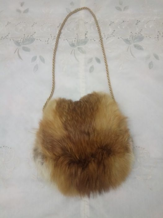 Сумка муфта (лиса)