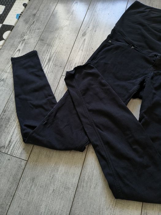 Ciążowe spodnie jeansowe hm 38 jak nowe