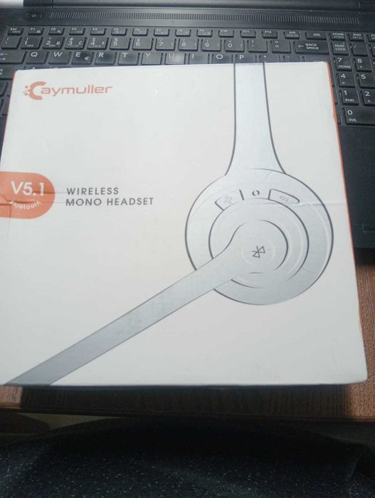 Auricular Bluetooth 5.1 Caymuller DT628-DE-S – Cancelamento de Ruído