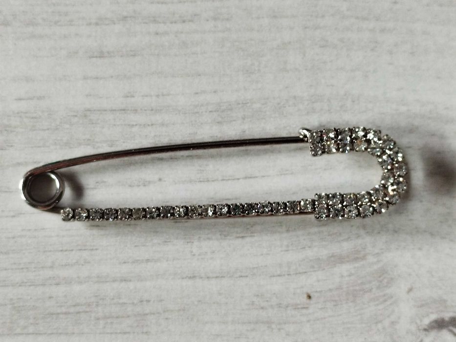 Kryształowe szpilki z kryształu górskiego Broszki Metalowy