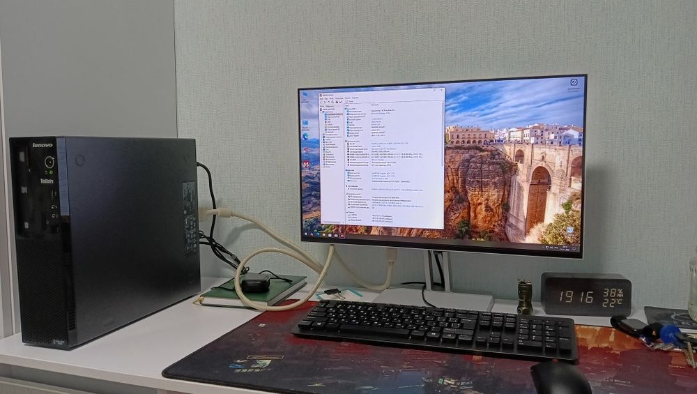 Шара! Компактный ПК Lenovo E73 intel i5 DDR3 4gb HDD-320gb