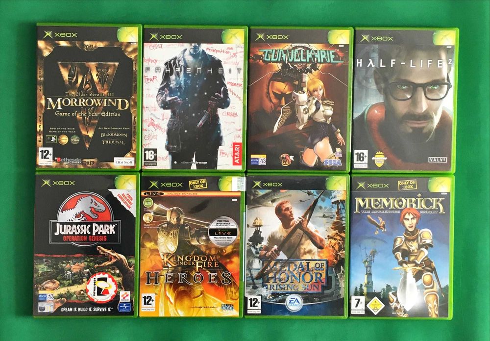 XBOX ORIGINAL Blinx Call Dragoon Half Metal Sid Scrolls Thief Warrior64172217916034122