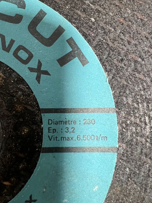 Tarcza do cięcia metalu inox x4
