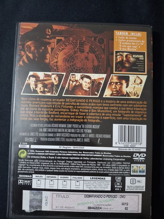 DVD Desafiando o Perigo.