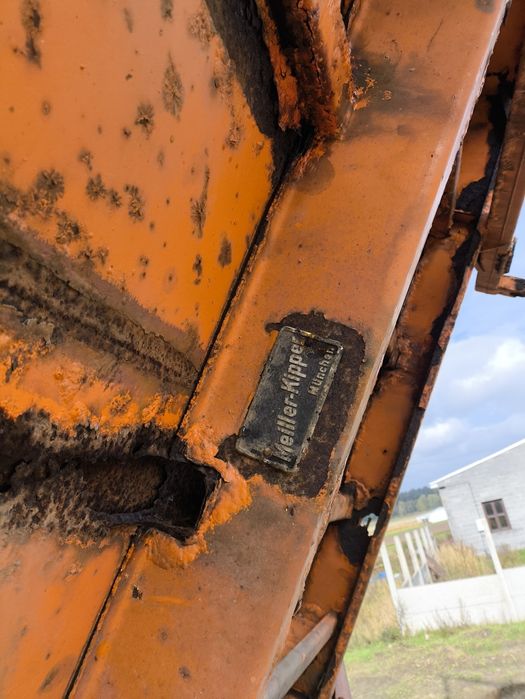 Przyczepa wywrotka x3 jednoosiowa Meiller rolnicza tandem hl brandys 6