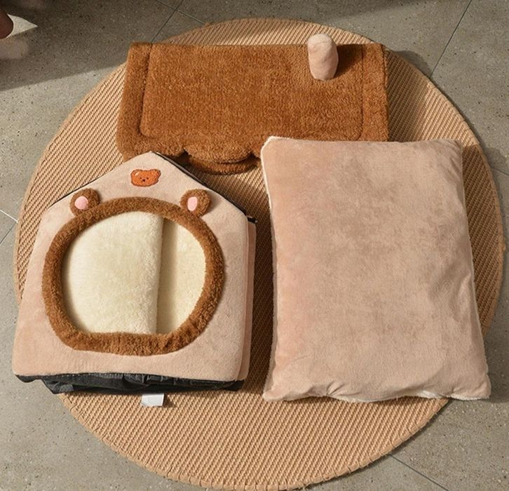 Zimowa buda legowisko domek dla psa kota zwierząt