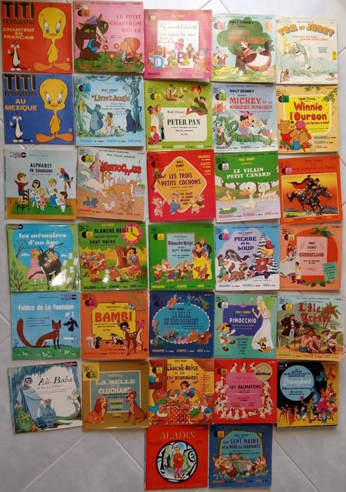 Collection livres infantil avec disques