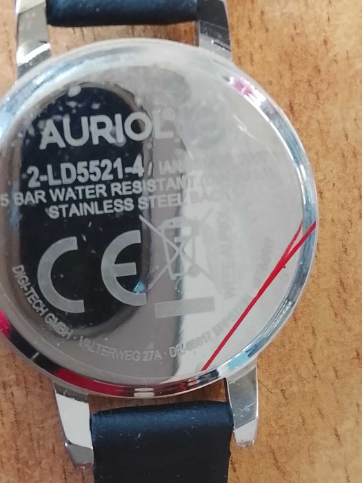 Ładny zegarek Auriol z paskiem - na chodzie / Polecam