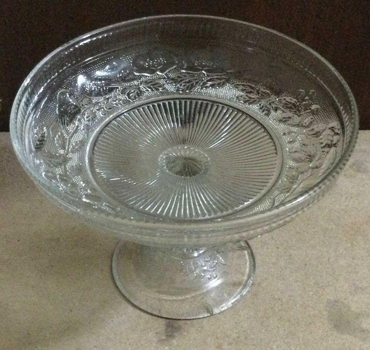 Fruteira de Vidro antiga (Vintage)