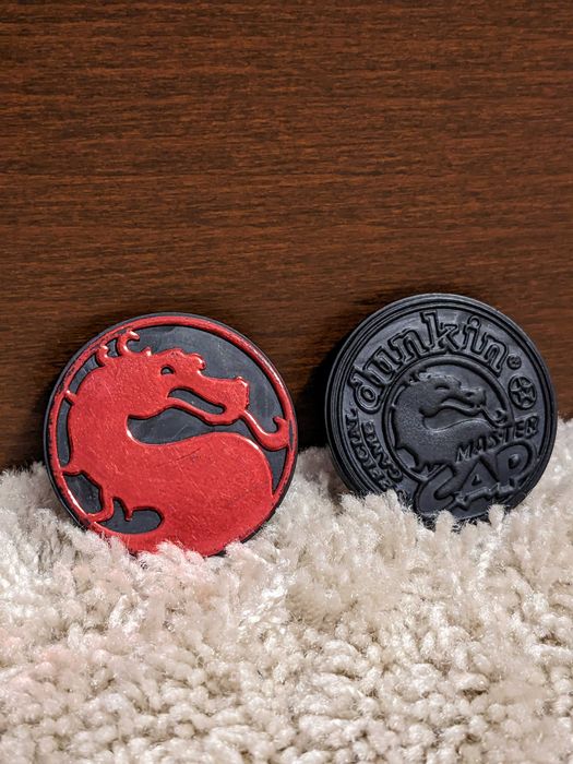 Mortal Kombat - kapsle Dunkin Super CAP / POG / Flying Flip - 56 szt.