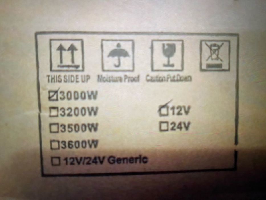 Інвертор з 12v на 220v