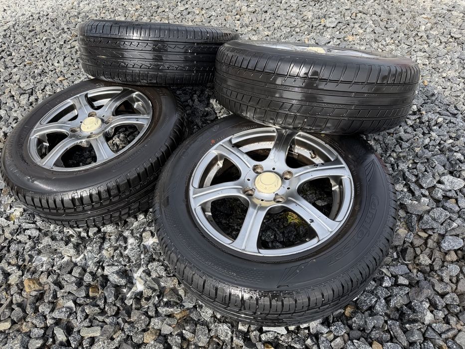 Диски з резиною 4х114.3 r15 хороша літня резина 195/65