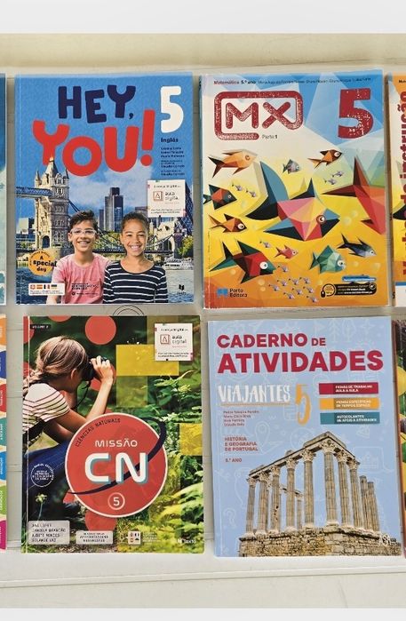 Livros do 5 ano impecáveis