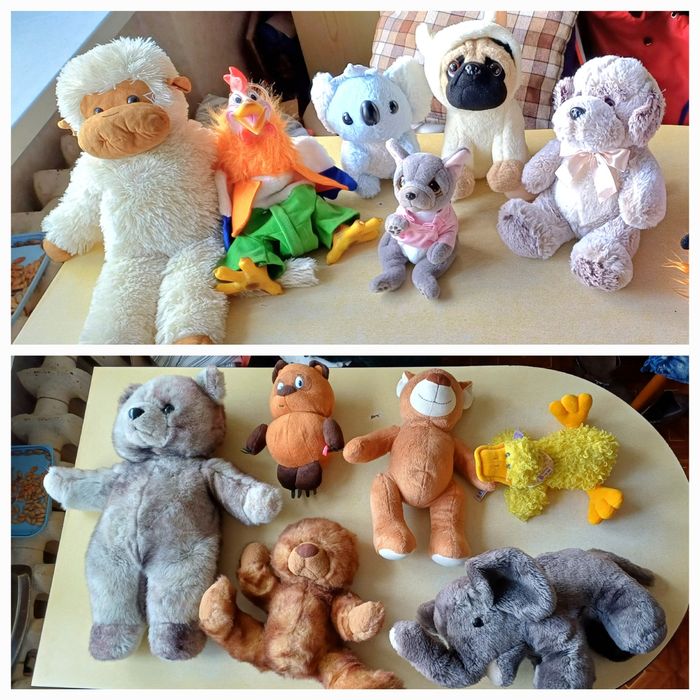 Мягкие игрушки  на руку кукольный  театр