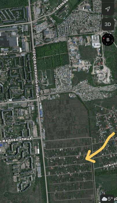 Земельна ділянка за азс Shell Жадова Власник