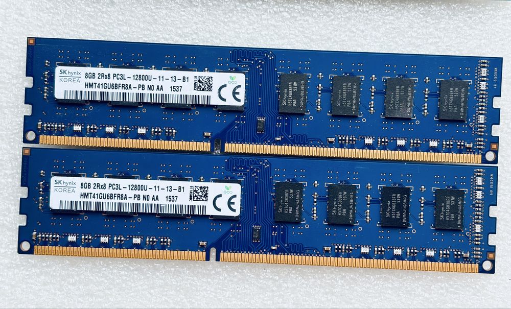 16GB (2x8GB) PC3L Sk Hynix 1600Mhz, HMT41GU6BFR8A - PB