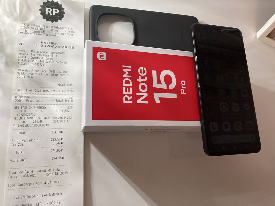 Redmi Note 15 Pro 4G** 256GB