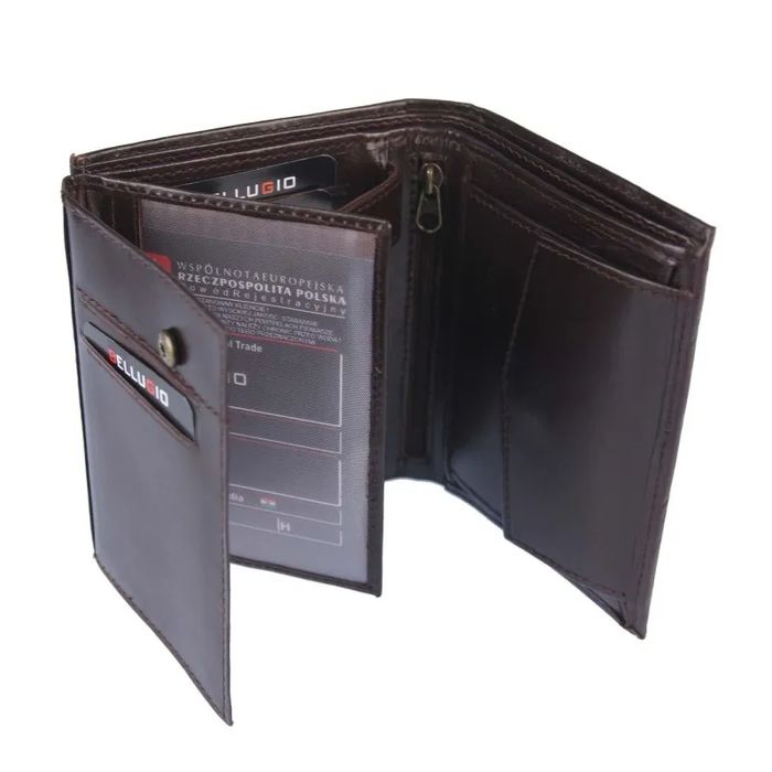 portfel męski bellugio pionowy