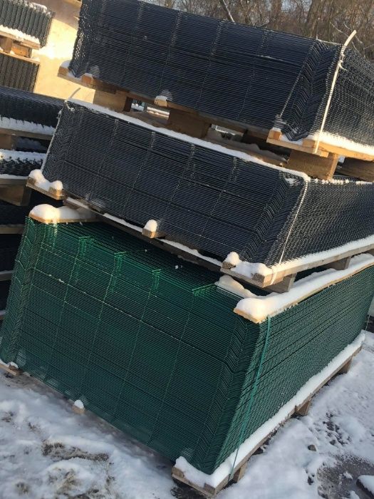 Panele Ogrodzeniowe 123 / 250 /fi 4mm Grafitowe