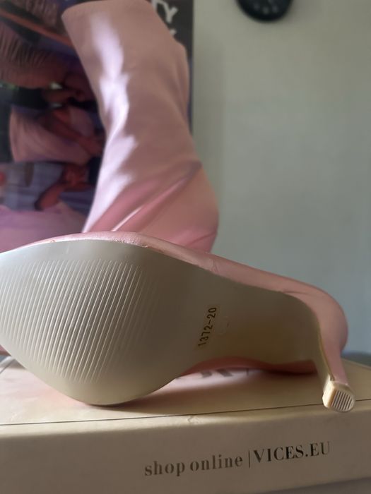 Botki 38 różowe,nowe