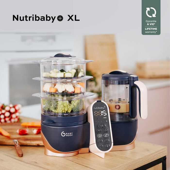 Пароварка-блендер Babymoov Nutribaby+ XL НОВИЙ